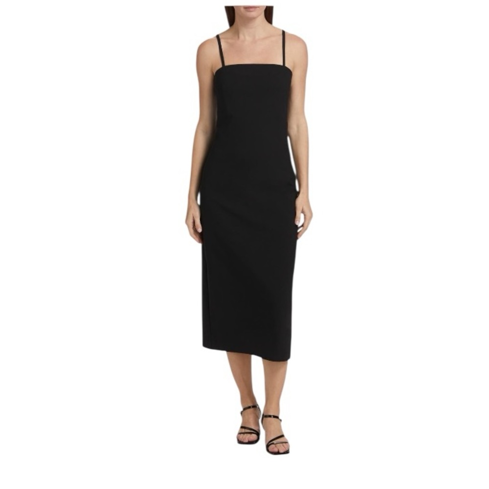 NWT Rag & Bone Jasmine Black Midi Dress Size 2